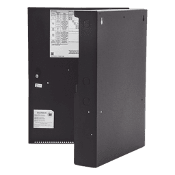 Fuente de alimentación remota y cargador de batería / 10 amperes / 24 Vcc / 7 circuitos de salida NAC o auxiliar / gabinete metálico con cerradura / serie PS de NOTIFIER