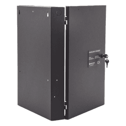 Fuente de alimentación remota y cargador de batería / 10 amperes / 24 Vcc / 7 circuitos de salida NAC o auxiliar / gabinete metálico con cerradura / serie PS de NOTIFIER