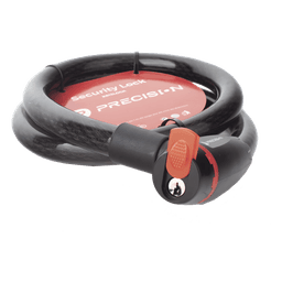Candado de Cable / 20 mm Diámetro / 1000 mm (3.28 ft) Largo / Cierre por Llave / PVC Recubierto