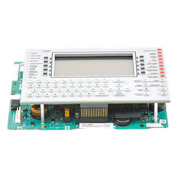 Unidad central de procesamiento con pantalla LCD de 640 caracteres y teclado QWERTY, en inglés, para panel de detección de incendio NFS2-3030
