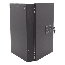 Fuente de Alimentación Remota de 6 Amperes y 24 VCD / 5 Salidas NAC o Auxiliares Clase A/B / Cargador de Batería Integrado / Gabinete Negro