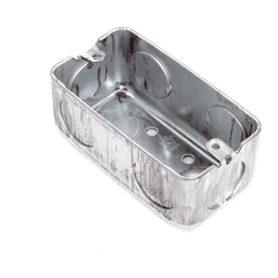 Caja Utilitaria Galvanizada / 4x2 in / 7 Entradas 3/4 in / Profundidad 1.875 in / Resistencia al Fuego 2 h