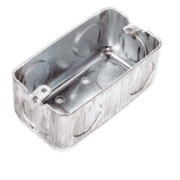 Caja Utilitaria Galvanizada / 4x2 in / 7 Entradas 3/4 in / Profundidad 1.875 in / Resistencia al Fuego 2 h
