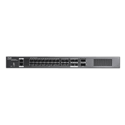 Switch de Distribución de Fibra / 23 Tbps / 20 Puertos SFP+ 10G / 4 Puertos SFP28 25G / 2 Puertos QSFP+ 40G / Modular