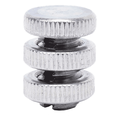 Abrazadera para Cerco Eléctrico / Doble Nivel de Sujeción / Aluminio Anticorrosión / Sin Herramientas / Cable hasta 2.5 mm