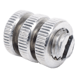 Abrazadera para Cerco Eléctrico / Doble Nivel de Sujeción / Aluminio Anticorrosión / Sin Herramientas / Cable hasta 2.5 mm