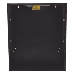 Caja posterior de 2 niveles para gabinete de panel contra incendio NOTIFIER, acero calibre 16, color negro