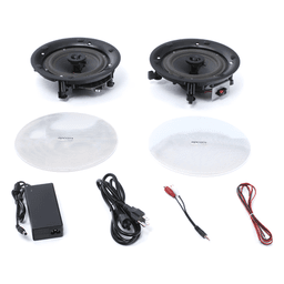 Kit de Bocinas de Plafón / 6.5 in / Bluetooth 5.0 / 2 x 20W RMS / Frameless / Woofer + Tweeter Coaxial / 70 Hz - 20 kHz