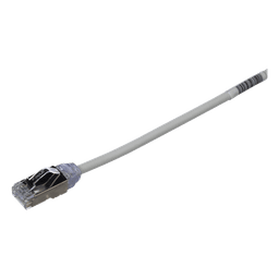 Patch Cord Cat6A / 28 AWG Diámetro Reducido / S/FTP Blindado / CM/LS0H / 3 m (9.84 ft) / Gris