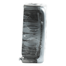 Caja Cuadrada Eléctrica / 4 x 4" / Profundidad 1-1/2" / 21 in³ / 11 Entradas 3/4" y 1 Entrada 1/2" / Acero Galvanizado / Resistencia al Fuego 2 Horas