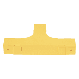 Accesorio en T Horizontal, Con Ángulos a 90º, Para Canaletas FiberRunner™ 2X2, Color Amarillo