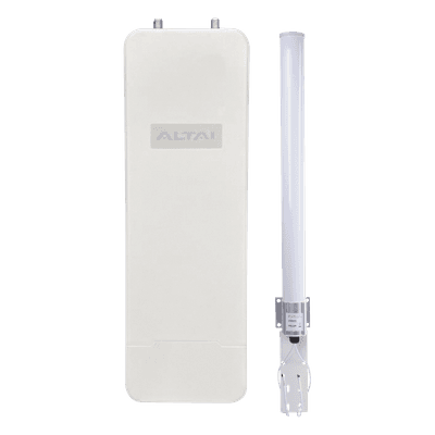 Super Kit WiFi Omnidireccional en 2.4 GHz para WISP, Hasta 300 m de Cobertura, El Kit Incluye Punto de Acceso C1XN+ y Antena Omnidireccional  de 10 dBi, Administración en Nube Gratis con INSIGHTS