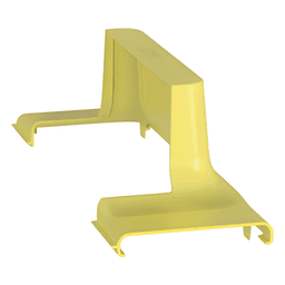 Tapa de Bajada Vertical FRSPJ4X4LYL, Para Canaleta FiberRunner® 12X4, Color Amarillo