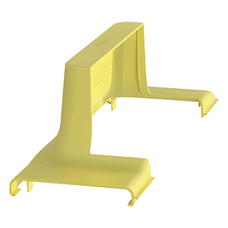 Tapa de Bajada Vertical FRSPJ4X4LYL, Para Canaleta FiberRunner® 12X4, Color Amarillo