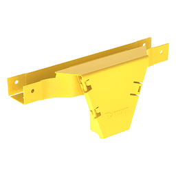 Accesorio en T con Conexión Horizontal y Bajada Vertical a 90º, Para Canaletas FiberRunner™ 2x2, Color Amarillo