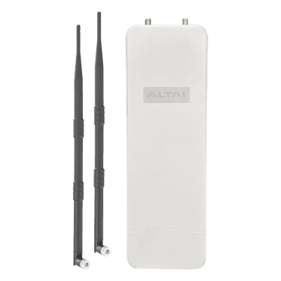 Poderoso Kit WiFi Omnidireccional en 2.4 GHz para WISP, Hasta +200 m de Cobertura, El Kit Incluye Punto de Acceso C1XN+ y  2 x Antenas de 9dBi  Omnidireccionales, Administración en Nube Gratis con INSIGHTS