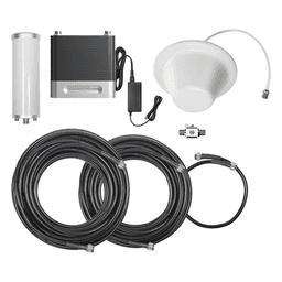 KIT Amplificador de Señal Celular 4G/ 3G, OFFICE 100 | Mejora la Señal Celular de Múltiples Operadores | Cubre áreas de hasta 1200 m²