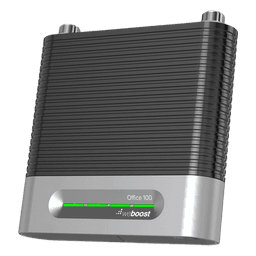 Amplificador Office 100 para 4G, 3G, 2G y llamada VoLTE y convencional. Especial para personalizarlo con antenas, cables y accesorios de acuerdo al requerimiento de la instalación. Puede cubrir áreas de hasta 3000 Metros Cuadrados