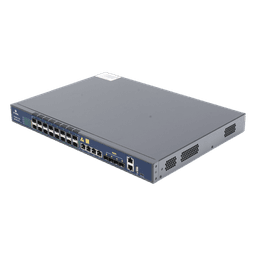 OLT de 16 puertos GPON con 8 puertos Uplink (4 puertos Gigabit Ethernet + 4 puertos SFP / puertos SFP+) hasta 2,048 ONUs