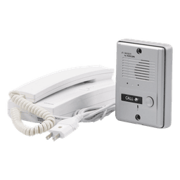 Kit de audio portero / Frente metálico / 1 auricular expandible a 3 / 100m / 110VAC / 0.5W-3.3W / 328 pies