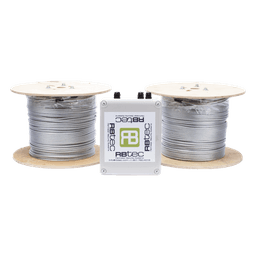 Cable Sensor Perimetral IRONCLAD / 610 m (2,000 ft) / 2 Zonas / Cerca Ciclónica / Sin Falsas Alarmas por Viento / Tarjeta LPU400 / Calibración por Software