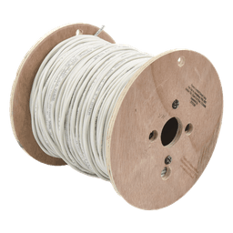 Carrete de 152 Metros (500 Pies) de Cable / 2 x 16 AWG / Blindado / Plenum / Color Blanco / Para Aplicaciones de Audio, Seguridad y Control