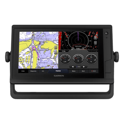 Chartplotter Náutico / 9" WSVGA Táctil / 1024x600 px / GPS+GLONASS 10 Hz / IPX7 / 10-32V DC / Compatible Sondas Garmin / Mapas BlueChart LakeVü