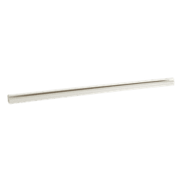 Canaleta de PVC / Diseño Tipo Bisagra / 38.4 x 24 x 3048 mm (10 ft) / Instalación Adhesiva Sin Herramientas / UL94V-0 / Blanco Mate