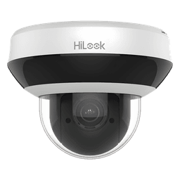 Mini Domo PTZ IP 4 Megapixel / 4X Zoom / H.265+ / 20 mts IR EXIR / WDR 120dB / PoE / IK10 / Exterior IP66 / Ultra Baja Iluminación / Micrófono Integrado / PoE