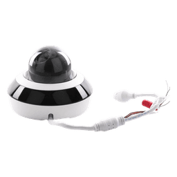 Mini Domo PTZ IP 4 Megapixel / 4X Zoom / H.265+ / 20 mts IR EXIR / WDR 120dB / PoE / IK10 / Exterior IP66 / Ultra Baja Iluminación / Micrófono Integrado / PoE