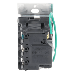 Apagador electrónico Sunnata de encendido y apagado, 8 A en iluminación y motores de 1/4 HP a 120 V, requiere neutro, color blanco brillante, para sistema RadioRA 3