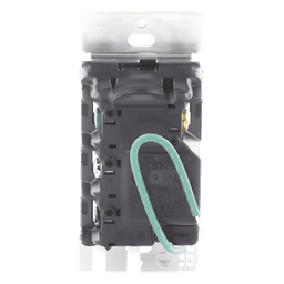 Apagador electrónico Sunnata de encendido y apagado, 8 A en iluminación y motores de 1/4 HP a 120 V, requiere neutro, color negro Midnight satinado, para sistema RadioRA 3