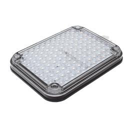 Luz de Advertencia LED / 104 LED de Alta Intensidad / 9x7" / Bicolor Rojo/Claro / 12 VCC / 10 Modos de Destello / Mica de Policarbonato