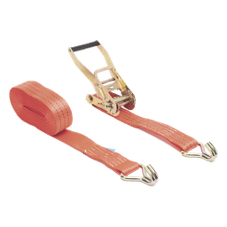 Eslinga Sintética / Ancho 50 mm / Longitud 10 m (32.8 ft) / Gancho y Tensor Metálico / 15,000 N Capacidad / 30,000 N Ruptura