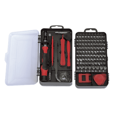 Juego de Reparación Electrónica / 115 Piezas / 98 Puntas de Precisión / Acero Cr-V / Estuche de Almacenamiento