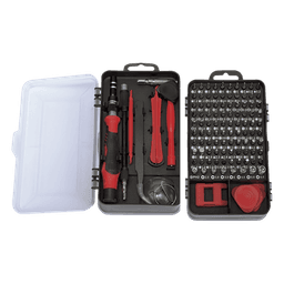 Juego de Reparación Electrónica / 115 Piezas / 98 Puntas de Precisión / Acero Cr-V / Estuche de Almacenamiento