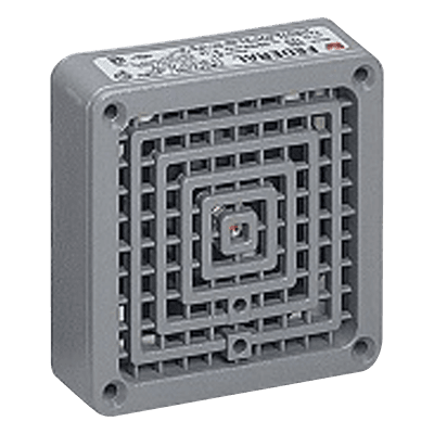 Bocina industrial / 110 dBA @ 1m / 120 Vca / Tipo 4X / Montaje superficie o empotrado / 100 dBA @ 10 pies (3 m)