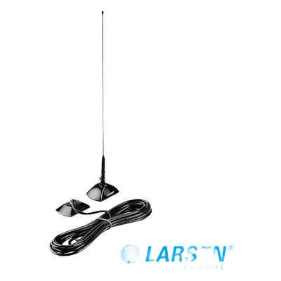 Antena Móvil VHF / Montaje en Cristal / 144-160 MHz / 1/2 λ / 100 W / Cable RG-58/U 4.2 m (13.8 ft) / 122 cm (48 in)