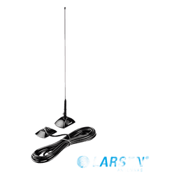 Antena Móvil VHF / 160-174 MHz / 100 W / Montaje en Cristal / 4.2 m (13.8 ft) / 120 cm (3.9 ft)
