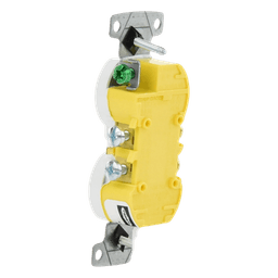 Contacto Duplex 15A 125V/ 2 Polos 3 Hilos/ Nema 5-15R/ Color Blanco.