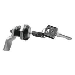 Cerradura con Paleta Metálica / 2 Llaves de Seguridad / Acero / Gabinetes 0-600 mm (0-1.97 ft) / Llave Maestra / Compatible Poliéster