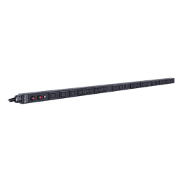 PDU Básico / 30 Amp / 200-230 Vca / 24 Tomas C13 + 8 C19 / NEMA L6-30P / Instalación Vertical / Cable 3 m (9.8 ft)