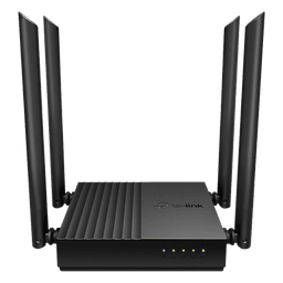 Router Inalámbrico AC 1200 / Doble Banda MU-MIMO / 1 puerto WAN 10/100/1000 Mbps / 4 puertos LAN 10/100/1000 Mbps / Compatible con EasyMesh / Administración Web o App Tether