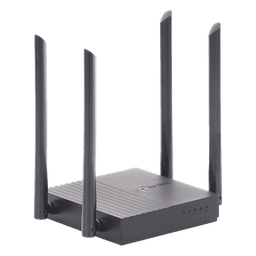 Router Inalámbrico AC 1200 / Doble Banda MU-MIMO / 1 puerto WAN 10/100/1000 Mbps / 4 puertos LAN 10/100/1000 Mbps / Compatible con EasyMesh / Administración Web o App Tether