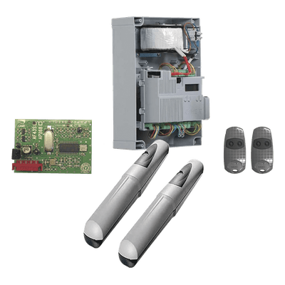 Kit de operadores para puertas abatibles / 3 m (9.8 ft) / 500 kg / 24V / IP44