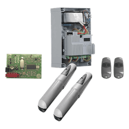 Kit de operadores AXO 5024 Para puertas Abatibles de hasta 5 Metros y 400 Kg de peso por hoja 