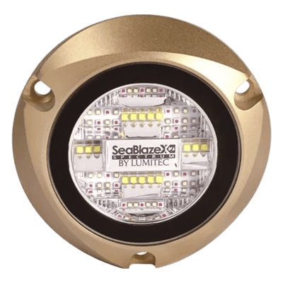 Luz LED Marina Subacuática / Blanco y Azul / 6000 Lúmenes / IP68 / Brone Naval / 10-24 VCD