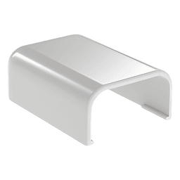 Tapa Final / Canaleta LD5 / ABS / UL94V-0 / 0 a 50°C / Blanco