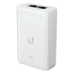 Adaptador PoE Ubiquiti (48 VDC, 0.65A) puerto Gigabit, ideal para equipos UniFi