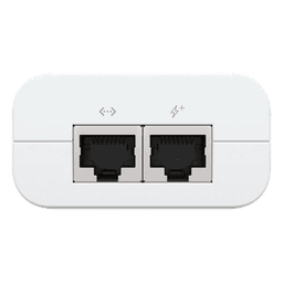 Adaptador PoE Ubiquiti (48 VDC, 0.65A) puerto Gigabit, ideal para equipos UniFi